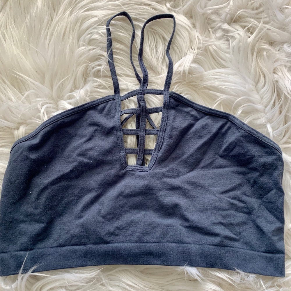BKE Smokey Blue Bralette